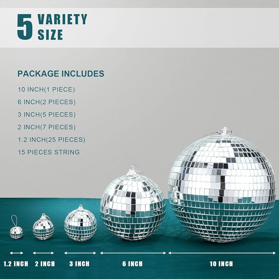 Amazon.co.jp: ミラーディスコボール バラエティ シルバーハンギング Amazon.co.jp: ミラーディスコボール バラエティ シルバーハンギング